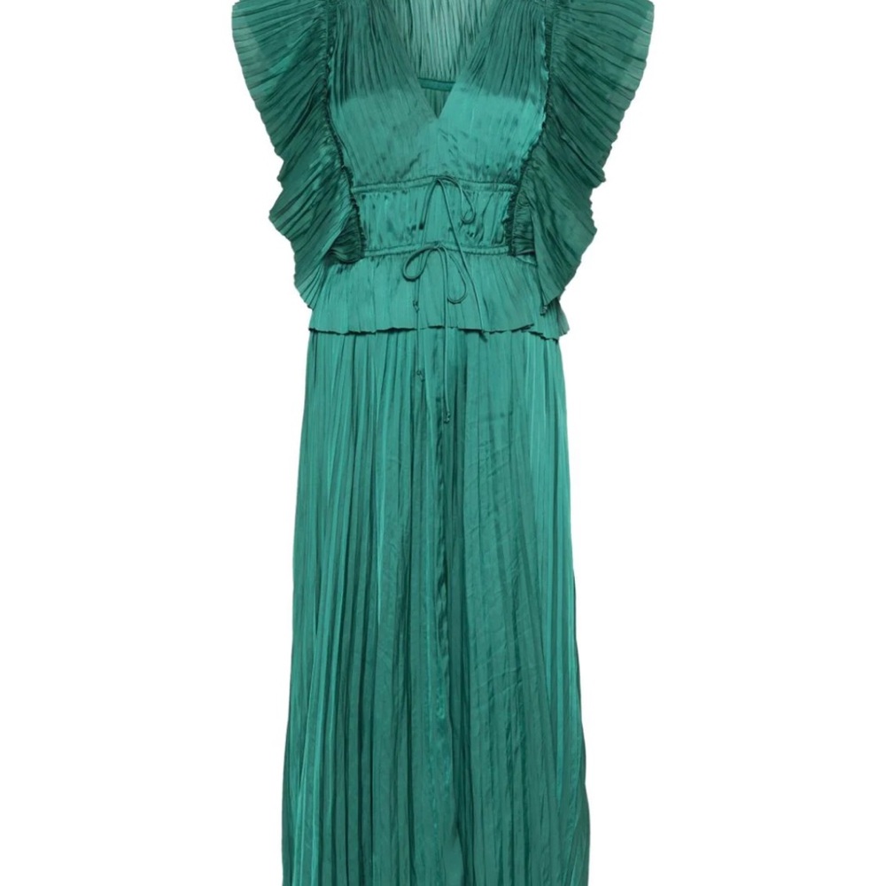 Nwot Ulla Johnson, Letty Dress, Emerald Color View 3